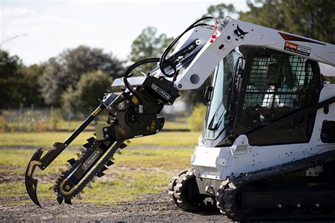 3 point trencher skid steer attached|skid steer trenchers.